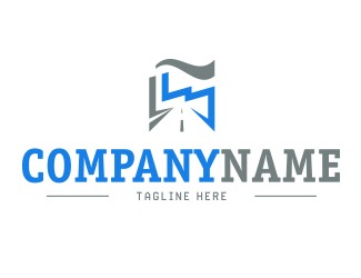 Projekt graficzny logo dla firmy online budownictwo dróg